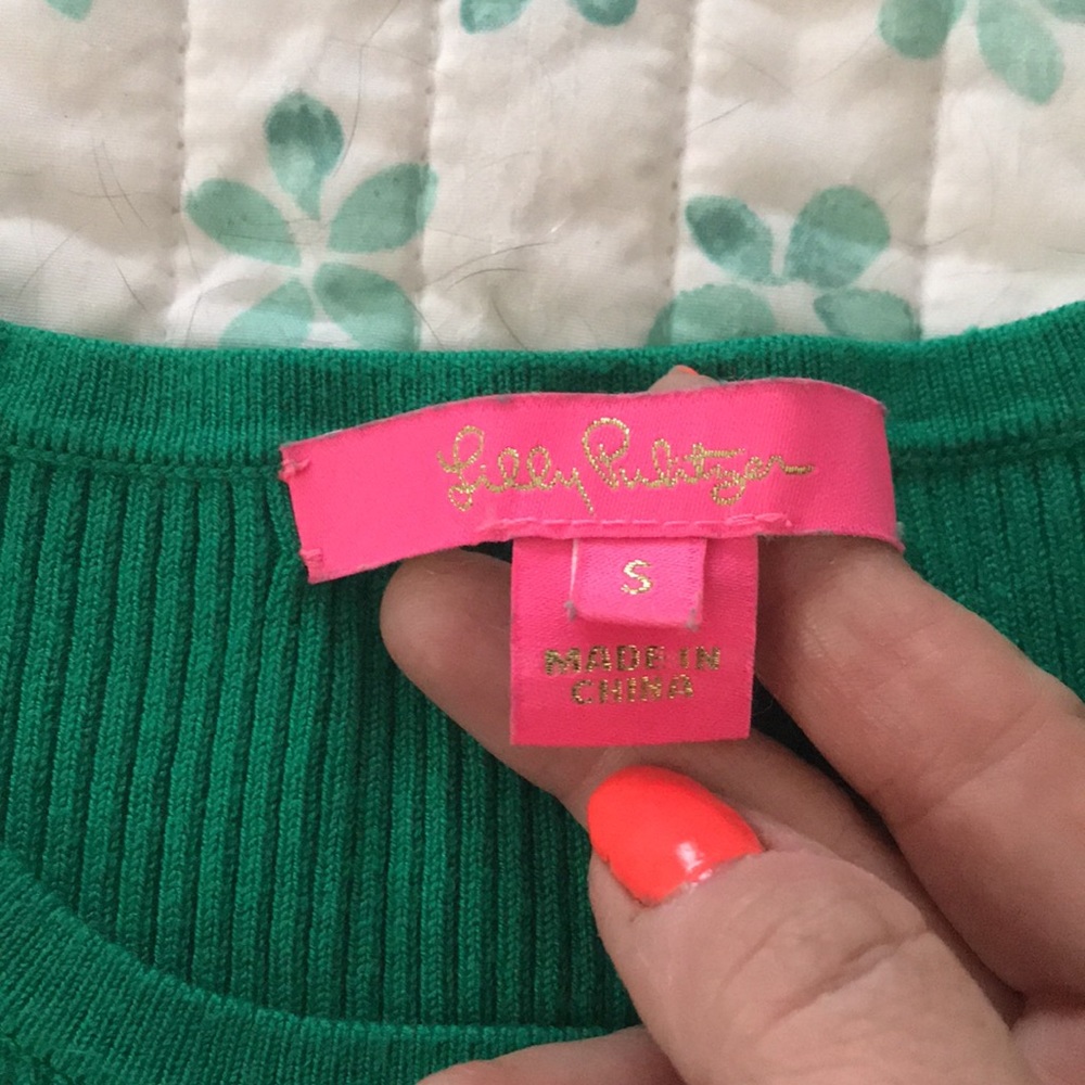 NWOT Lilly P striped sweater - Picture 2 of 2